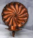 Gregorian Hand Hammered Copper Wall Sconce Candle Holder