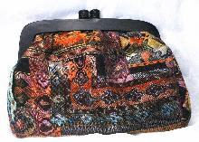Italian Tapestry Clutch Purse