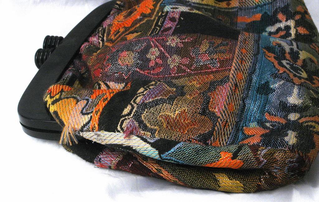 Italian Tapestry Clutch Purse