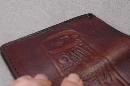 N.W. Native American Leather Tri Fold Wallet