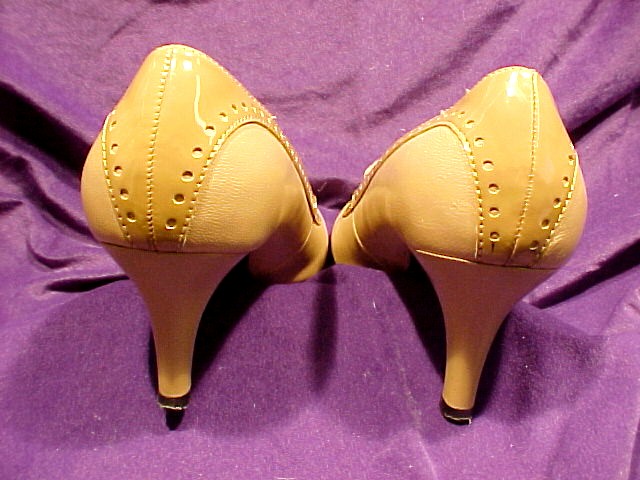 Fornarina Beige Mary Jane Spectator Pumps Shoes