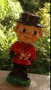 Nodder Bobble Head Canadian Mountie of Papier Mache , Canada