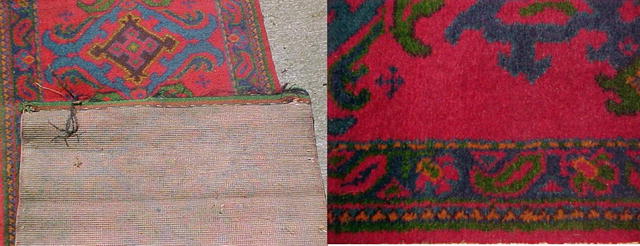 Vintage Oriental Stair Runner Carpet Wool 15ft