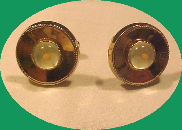 Old Mustard Seed Cuff Link with Bible passage