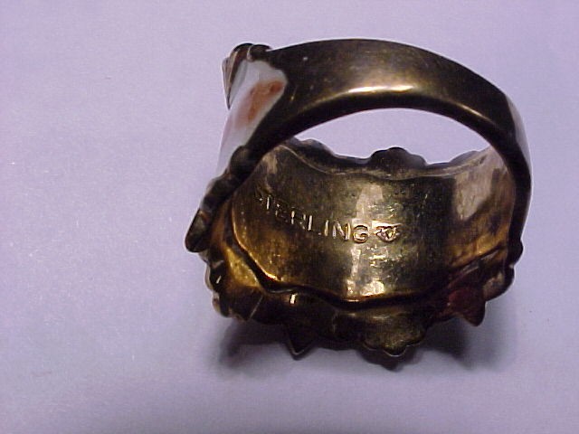 Roses in Guilloche & Sterling Ring