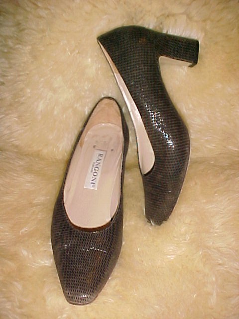 Rangoni Firenze Italia Reptile Pattern Brown *PRICE REDUCTION!*
