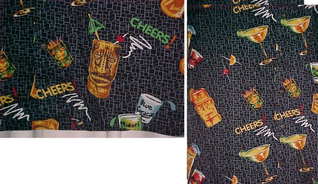 Tiki Bar Cocktail Shirt 100 % Rayon Size Med *PRICE REDUCTION*