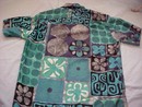 Go Baretoof in Paradise Shirt Mod Tiki Hawaiian Shirt -MED 3 front pockets!