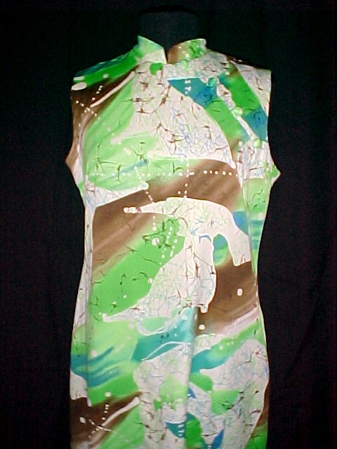 Retro Hawaiian Dress Mod Print Haruko *PRICE REDUCTION!*