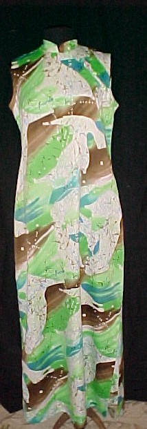 Retro Hawaiian Dress Mod Print Haruko *PRICE REDUCTION!*
