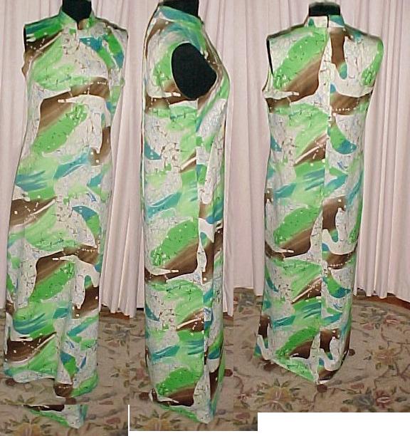 Retro Hawaiian Dress Mod Print Haruko *PRICE REDUCTION!*