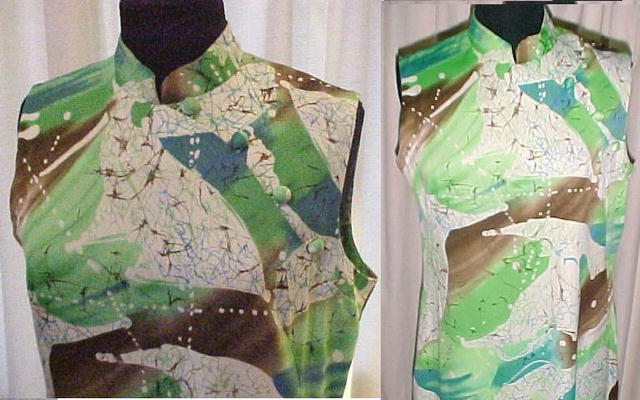 Retro Hawaiian Dress Mod Print Haruko *PRICE REDUCTION!*