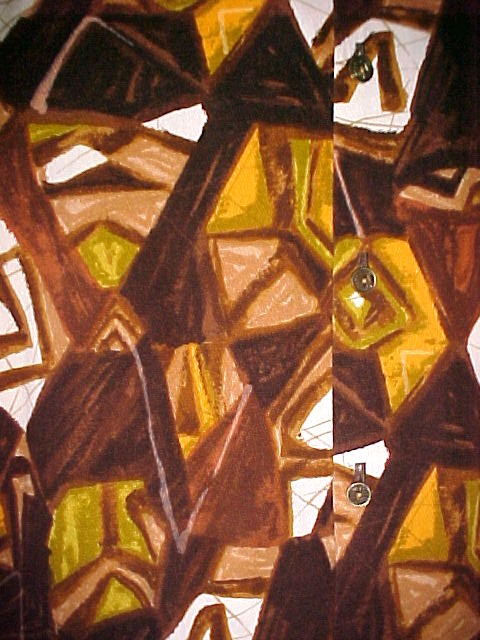 Retro Mod Abstract Hawaiian Tiki Shirt