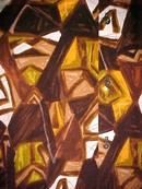 Retro Mod Abstract Hawaiian Tiki Shirt