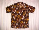 Retro Mod Abstract Hawaiian Tiki Shirt
