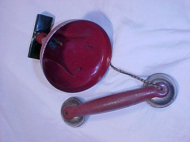 Red Tin Toy Phone
