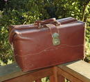 Vintage Leather Brief Case or Travel Bag