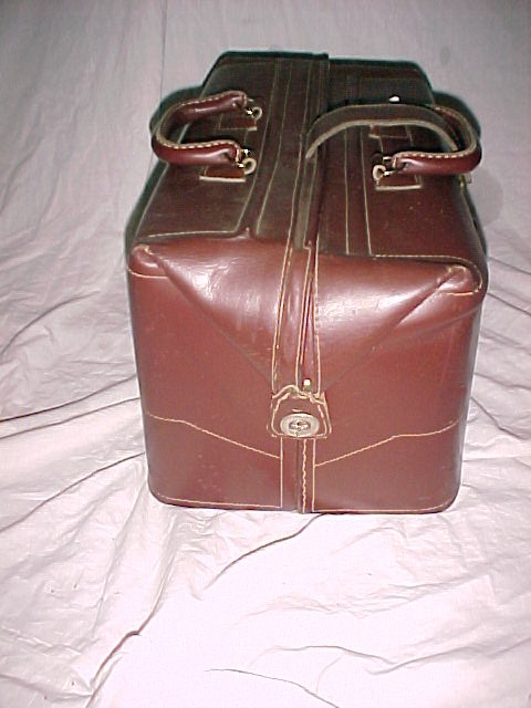 Vintage Leather Brief Case or Travel Bag