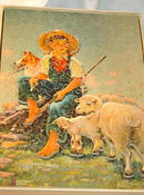 vint Sculputured wood Jigsaw Puzzle Sonny&Sheep