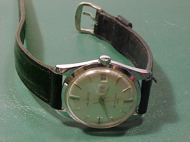 Vintage Self Winding Helbros Day & Date Watch