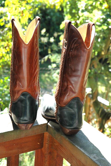 Cole Haan 2-tone Cowboy Boots 10.5 MED
