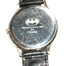 1989 Batman Watch by Fossil Black Yellow Face