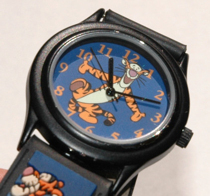 Tigger Watch Blue Dial with contrasting orange