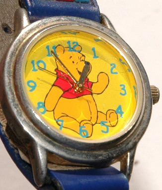 Winnie the Pooh Watch Bright Sunny Yellow Dial
