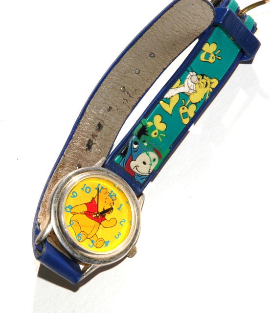 Winnie the Pooh Watch Bright Sunny Yellow Dial