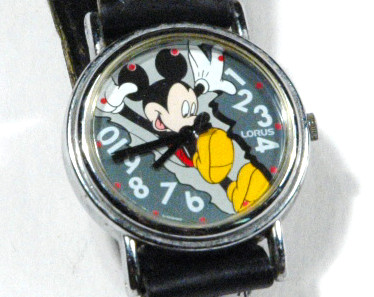 Watch Mickey Mouse Bursting Through Dial Lorus