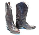 Dark Chocolate Brown Dan Post Cowboy Boots