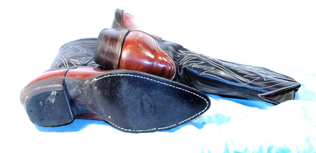 Vintage 3-tone Lizard Tips Tony Lama Boots 13 ** PRICE REDUCED**!!