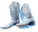 Gray/Blue Dan Post Antalope hide Cowboy Boots 10 D ** PRICE REDUCED**!!