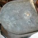 Galvanized Mop Bucket with Sponge Strainer, Antique ,