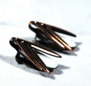 Matisse Copper Enamel Earrings Classic Moderne