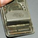 Antique Portland University Belt Buckle, Nickle and Enamel made by Jenkins