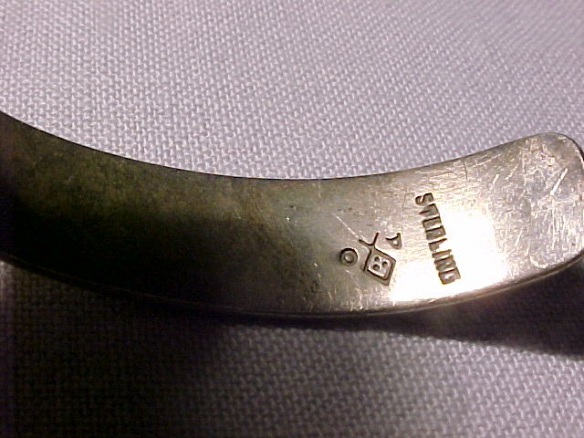 Signed Sterling Silver Hopi Style Bracelet