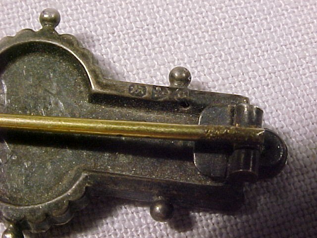 Victorian Keepsake Hair Frame Bar Pin