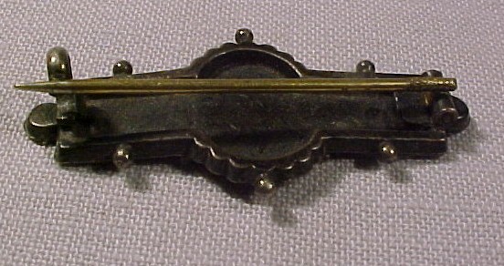 Victorian Keepsake Hair Frame Bar Pin