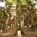 Struggling Librarian Bookends Made in the USA by PM Craftsman