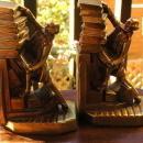 Struggling Librarian Bookends Made in the USA by PM Craftsman