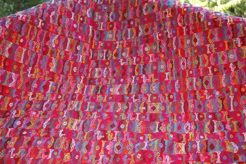 Guatemala Mayan Tzute Carrying Cloth or Table Cloth from the Alta Verapaz Region.