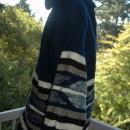 Momostenango Guatemala Wool Hooded Parka, Coat Jacket XL