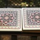 2 matching tiles, vintage for wall decor or trivets