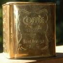 Brass Arabica Coffee Tin