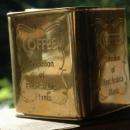 Brass Arabica Coffee Tin