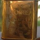 Brass Arabica Coffee Tin
