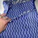 Blue White Guatemalan Cotton Shoulder Bag from the Sierra de las Minas Biosphere Reserve, Hand Woven Free Shipping