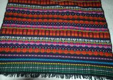 Vintage 70's Hand Wovan Tzute Carrying Fabric Cloth from Guatemala