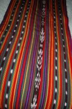 Guatemala Ikat Hand Loomed Fabric 2 ply cotton per yard 36